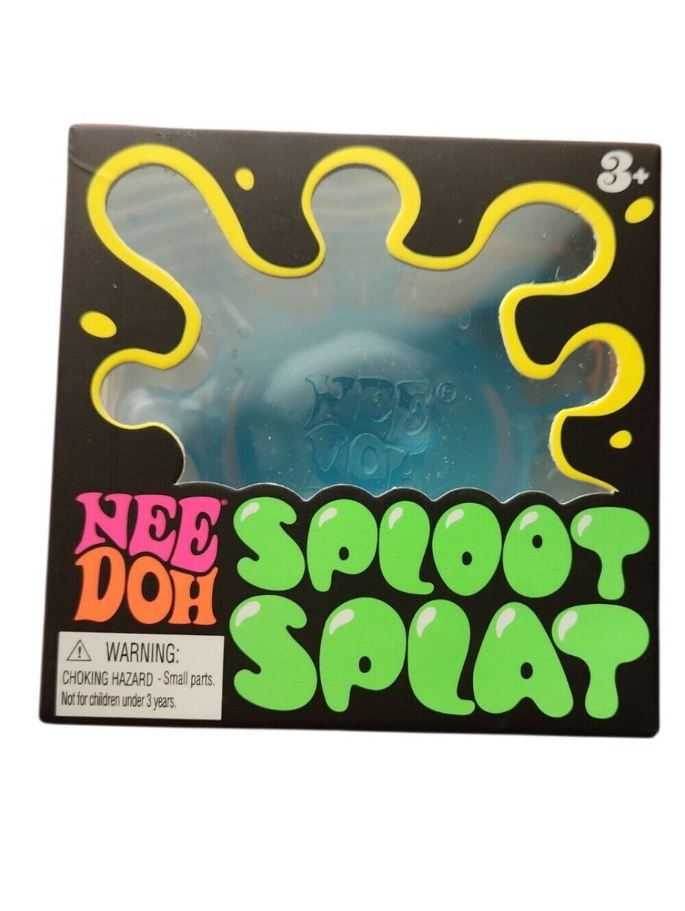 NEW NeeDoh SplootSplat! Teal Blob Extensions Squeezy Squishy Stress Fidget